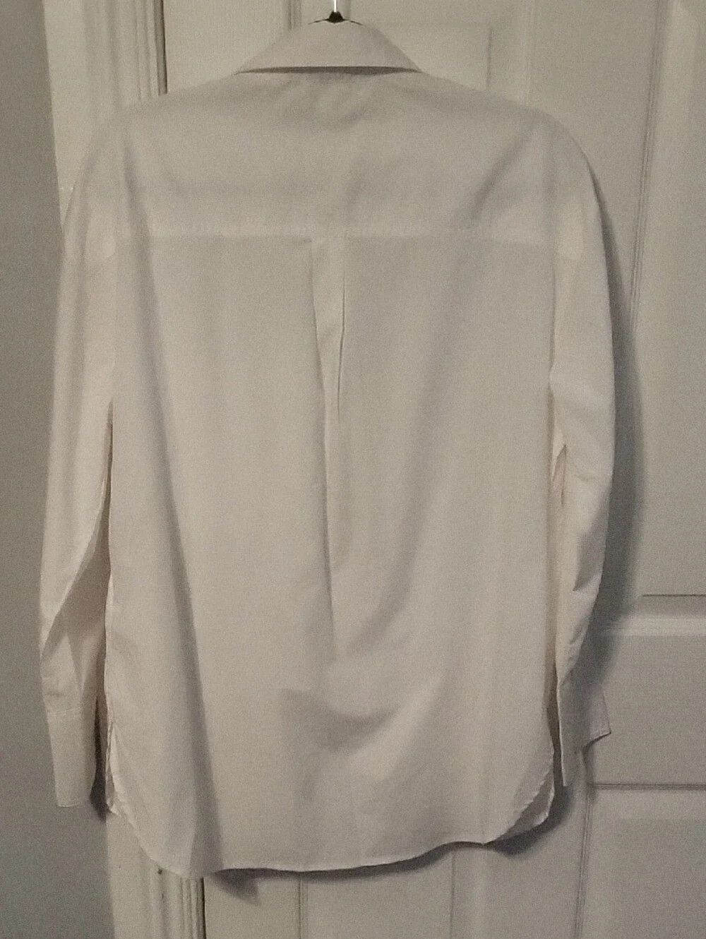 NWT Banana Republic White Oversized Long-Sleeve Button Down Dress Shirt Small